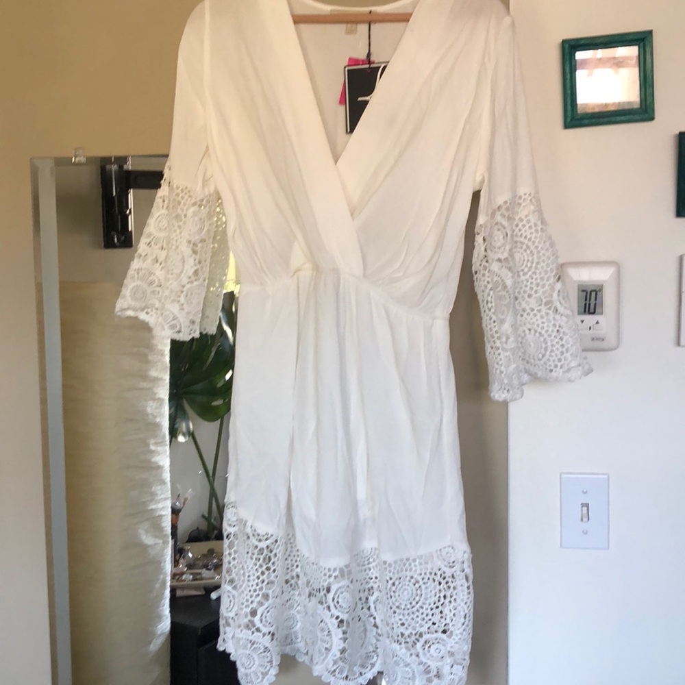 White Lace Bohme Dress